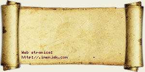 Kristina Backović vizit kartica